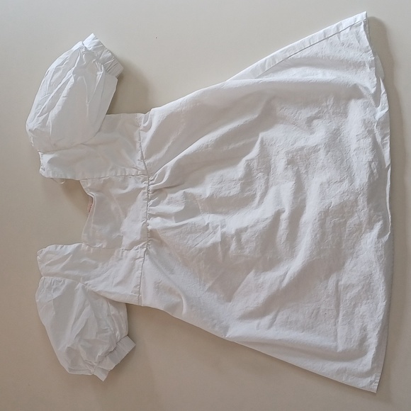 Girls Sz 6 white dress - Picture 1 of 3